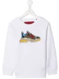 Mostly Heard Rarely Seen 8-Bit Dadcore crew neck sweatshirt - White