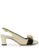 Image 1 of Gucci half-moon GG slingback pumps