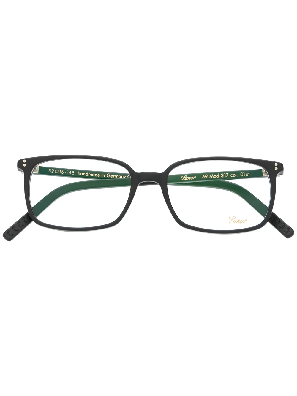 Lunor очки в прямоугольной оправе