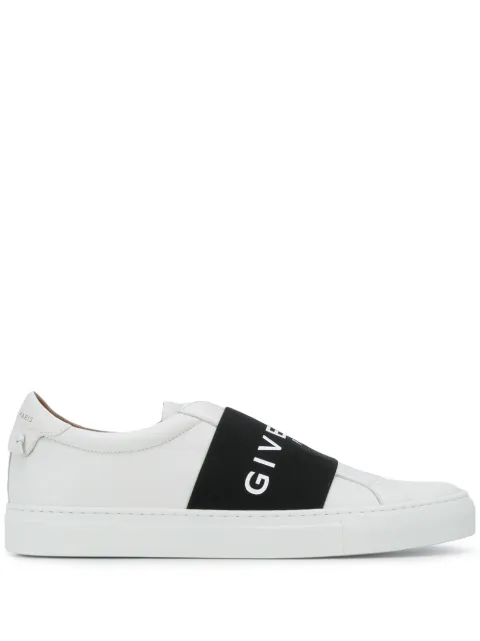 Click to view more detailed imagery on our partner's website Givenchy Men's Urban Street Elastic Slip-On Sneakers, White/Black