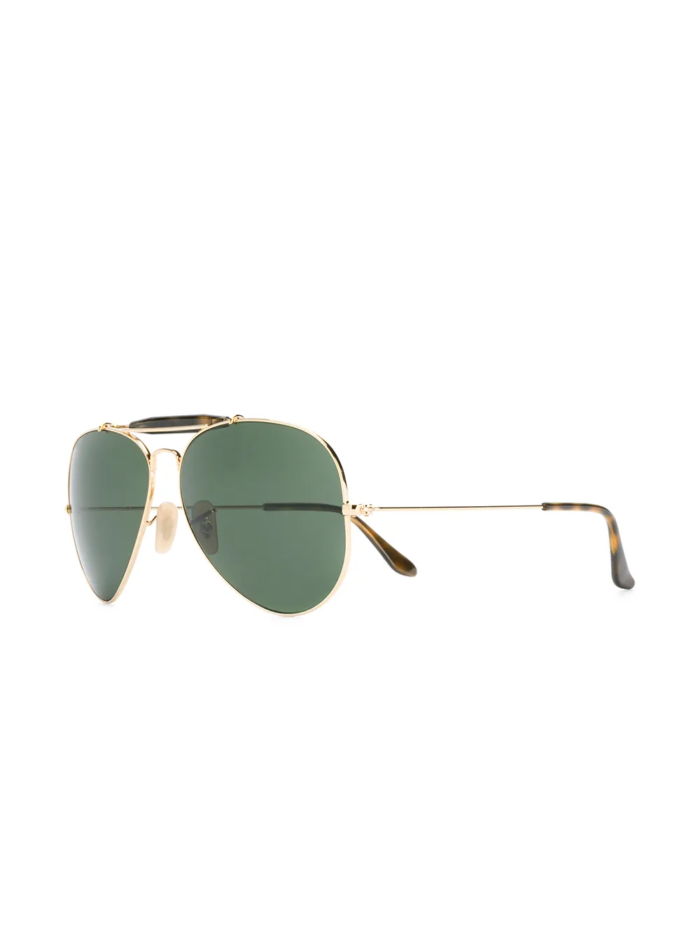Ray-Ban Zonnebril met piloten montuur Zwart