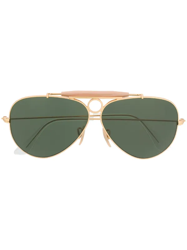 Ray-Ban アビエーター サングラス | ゴールドトーン | FARFETCH JP