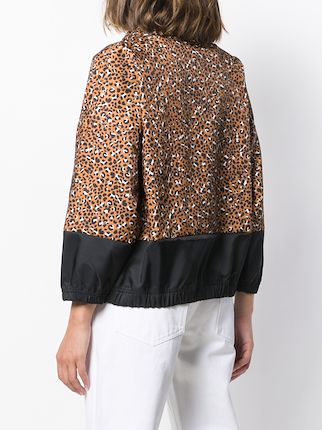 Sportswear animal print jacket展示图