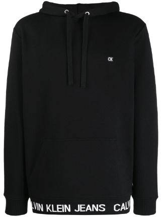 Calvin Klein Jeans Logo Hem Hoodie - Farfetch