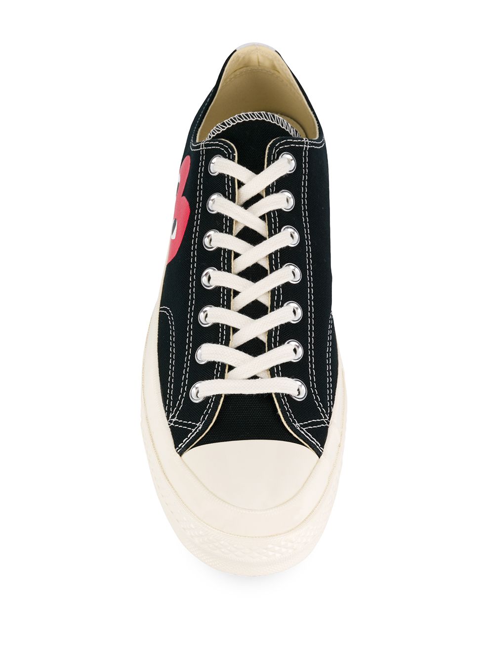 фото Comme des garçons play кеды из коллаборации с converse chuck taylor