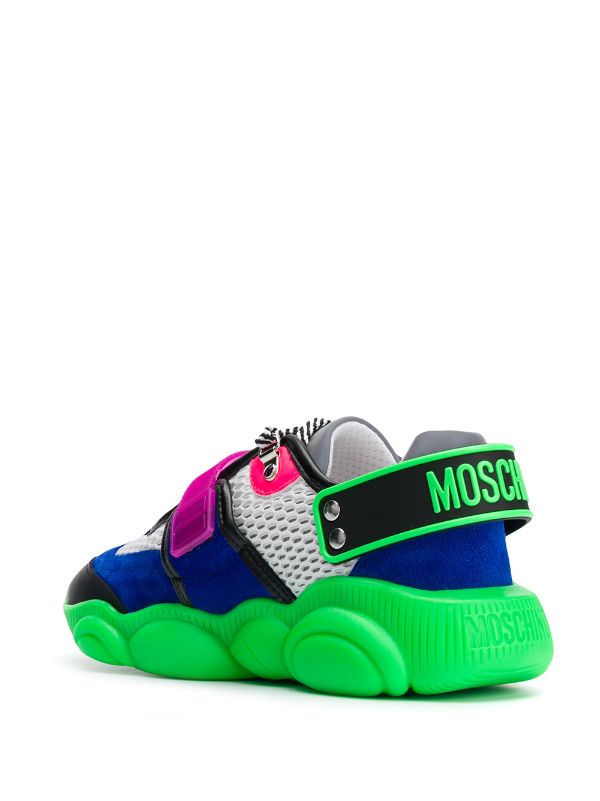 moschino flip teddy sneakers