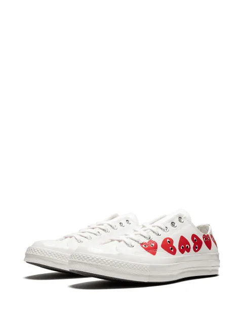 comme des garçons play x converse chuck 70 high sneakers