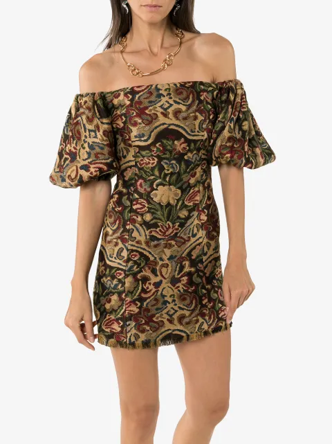 ETRO TAPESTRY EMBROIDERED MINI DRESS