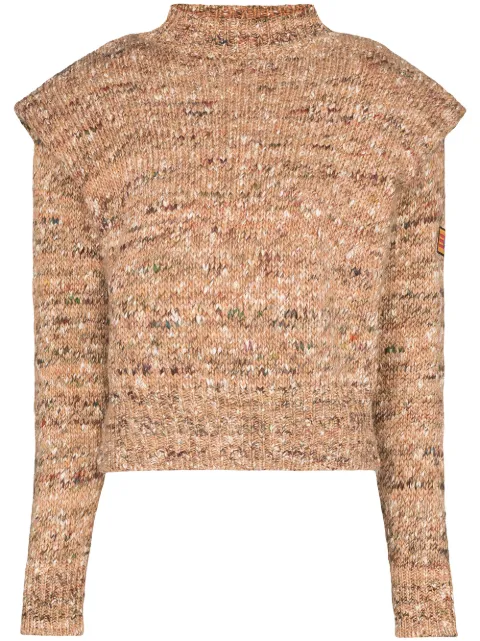 ETRO EXAGGERATED MÉLANGE JUMPER