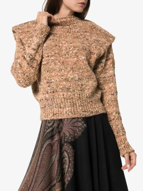 ETRO EXAGGERATED MÉLANGE JUMPER