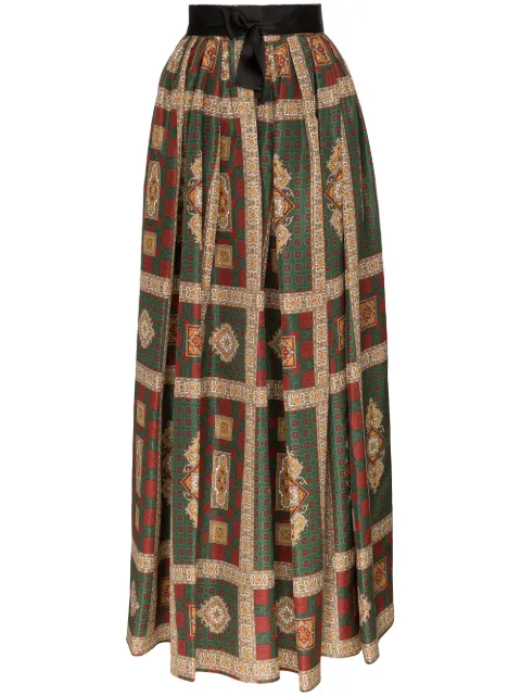 ETRO PAISLEY PRINTED MAXI SKIRT