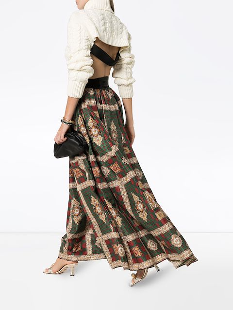 ETRO PAISLEY PRINTED MAXI SKIRT