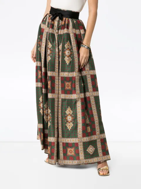 ETRO PAISLEY PRINTED MAXI SKIRT