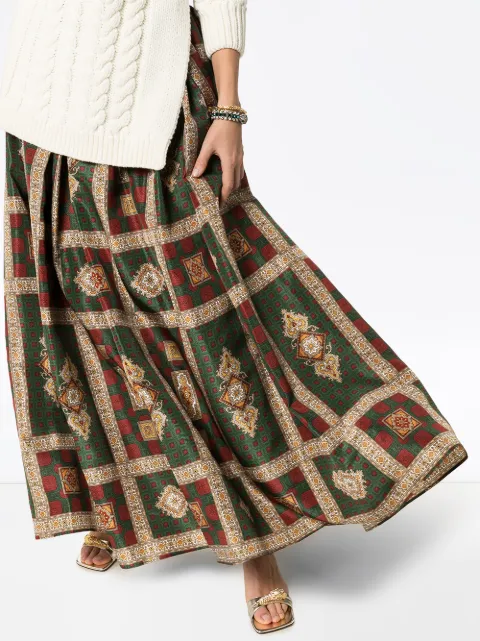ETRO PAISLEY PRINTED MAXI SKIRT