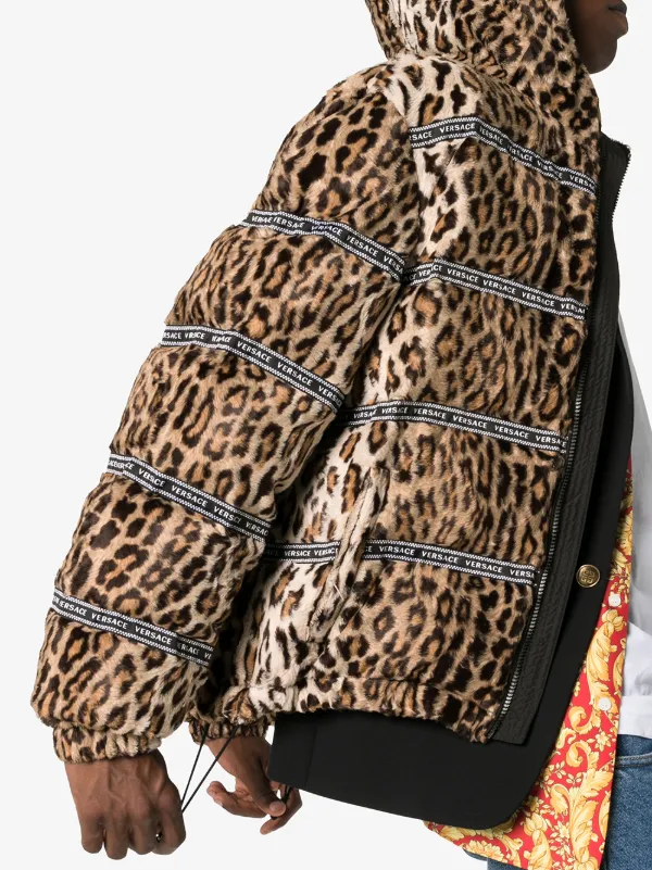 versace leopard jacket