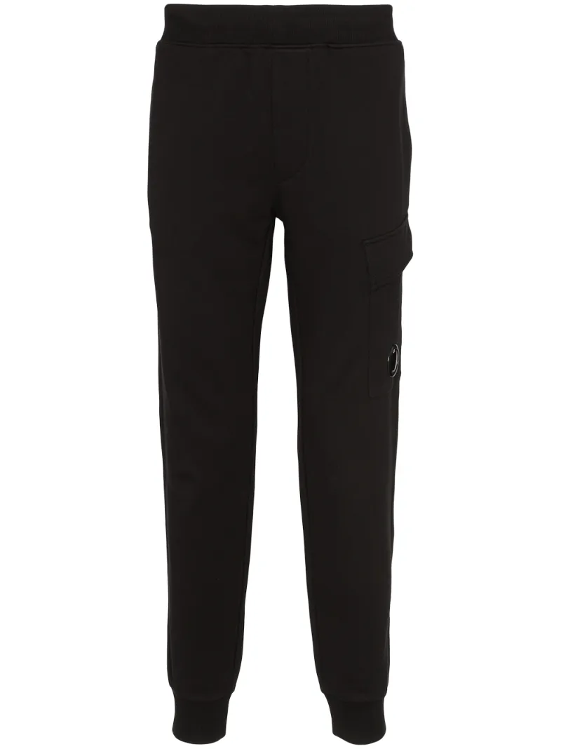 C.p. Company Pants CP COMPANY LENS POCKET SWEATPANTS - BLACK