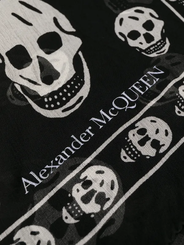 Alexander McQueen アレキサンダー・マックイーン スカル スカーフ