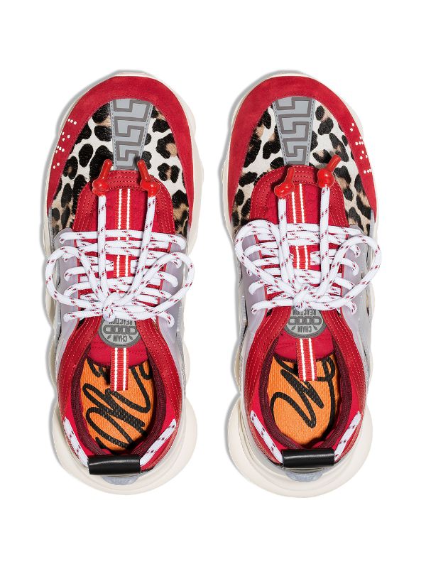 versace sneakers red