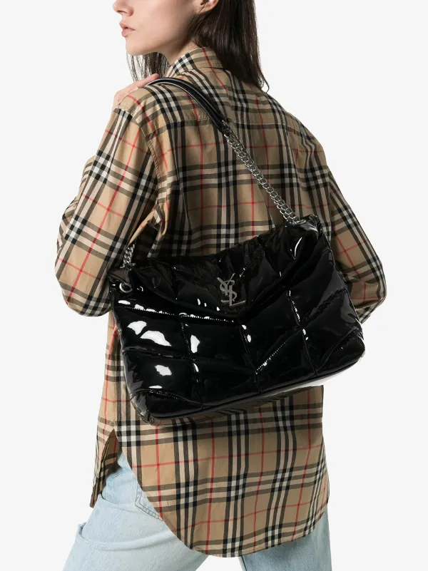 Ysl patent leather loulou bag Clearance