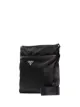 Prada logo-plaque messenger bag