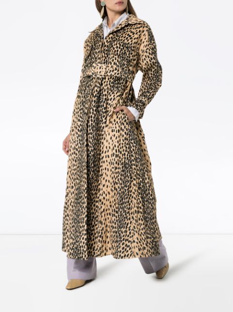 Jacquemus leopard-print Belted Trench Coat - Farfetch