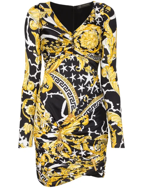 versace black mini dress