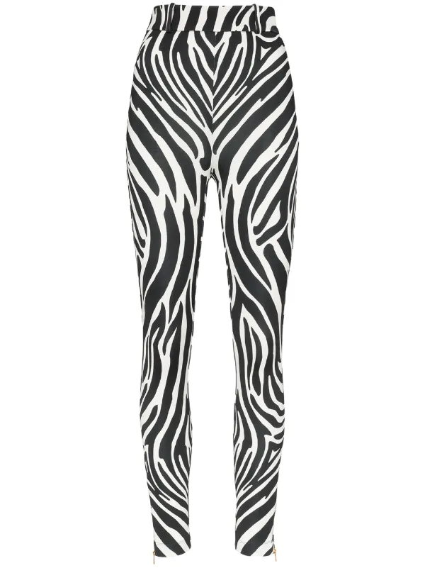 zebra print joggers