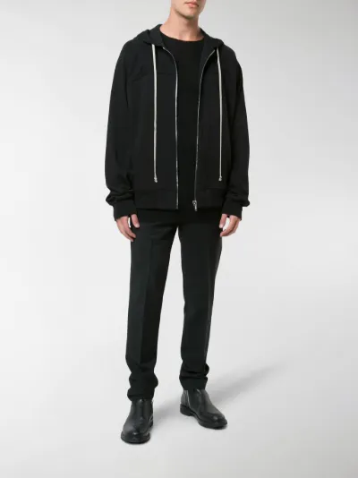 rick owens zip up jacket