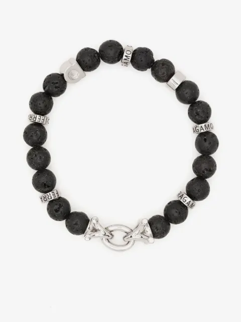 Ferragamo elasticated bracelet with Gancini (18cm)