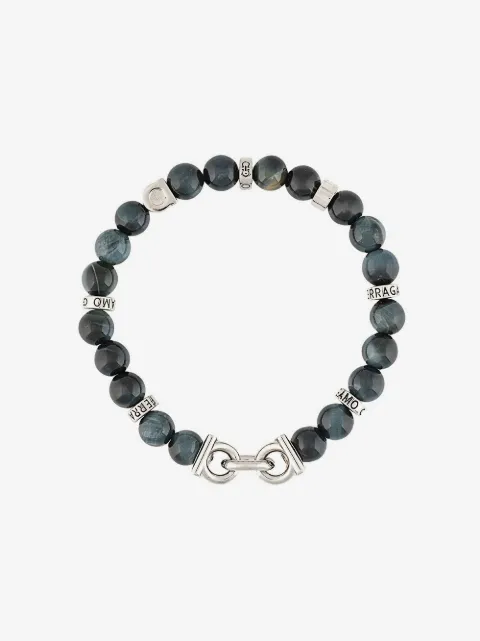 Ferragamo piedra semipreciosa y pulsera Gancini