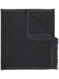 Ferragamo Gancini scarf - Black