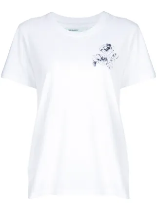 off white rose t shirt