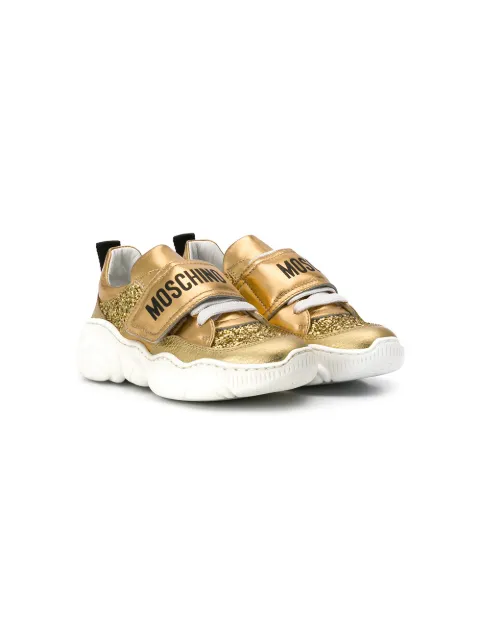 glitter moschino trainers