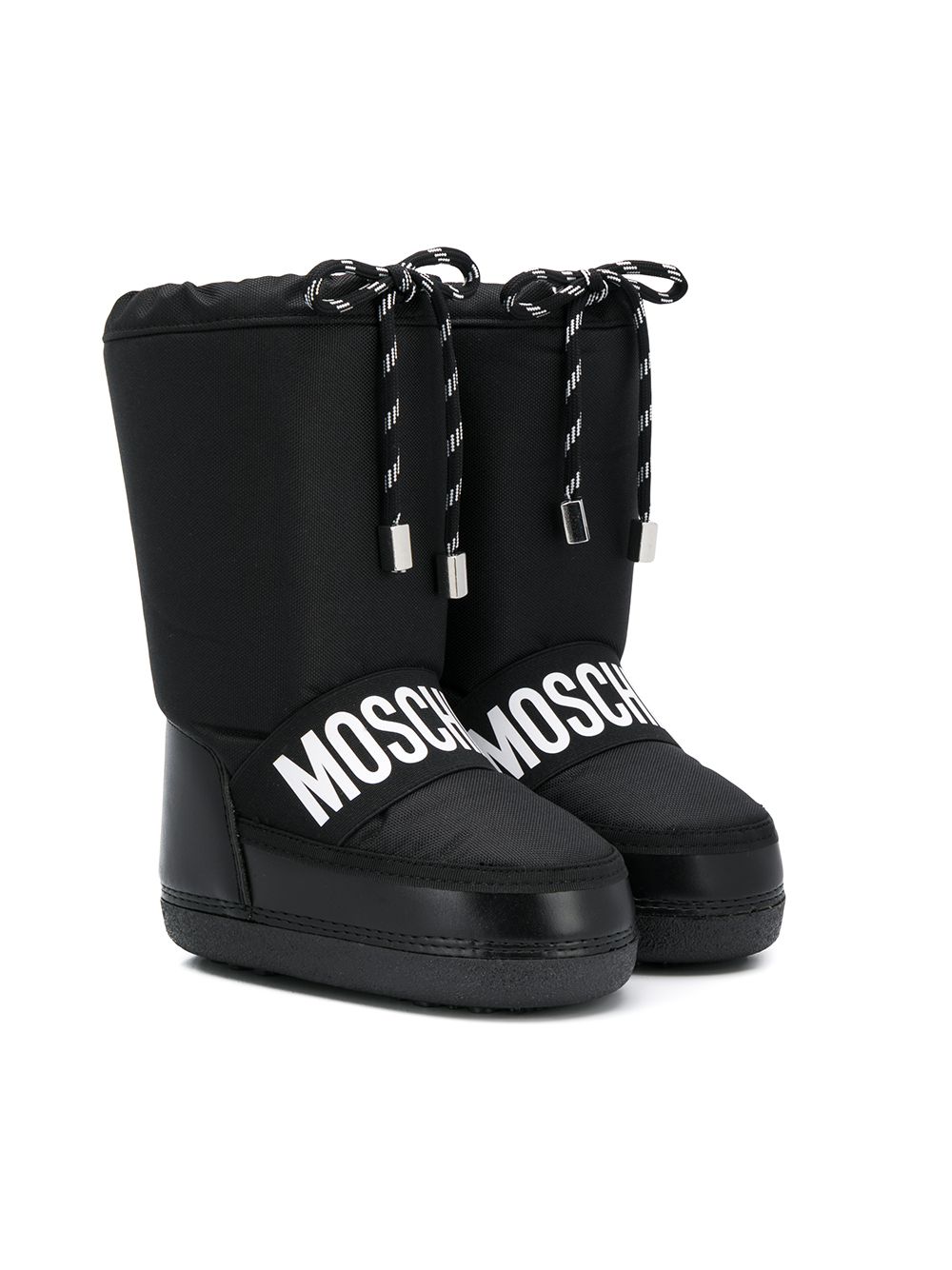 фото Moschino kids массивные сапоги с логотипом