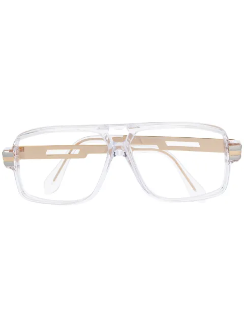 Cazal rectangular frame glasses 