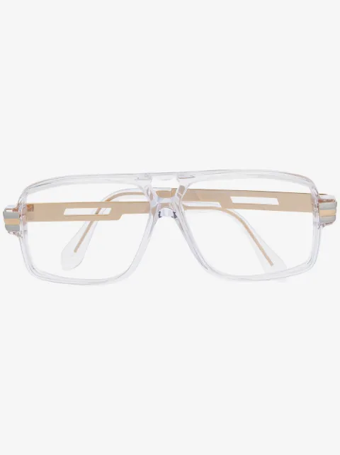 Cazal rectangular frame glasses 