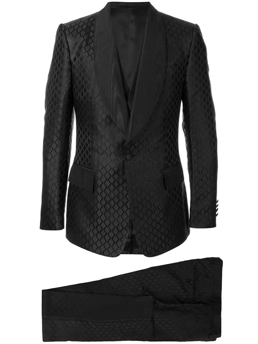 Dolce & Gabbana Jacquard Suit - Farfetch