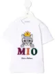 الصورة 1 من Dolce & Gabbana Kids تيشيرت بطبعة قطة