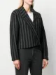 Versace Pre-Owned سترة كلاسيكية مخططة ومجسمة