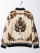 الصورة 2 من Dolce & Gabbana Kids جاكيت بومبر بطبعة الباروك