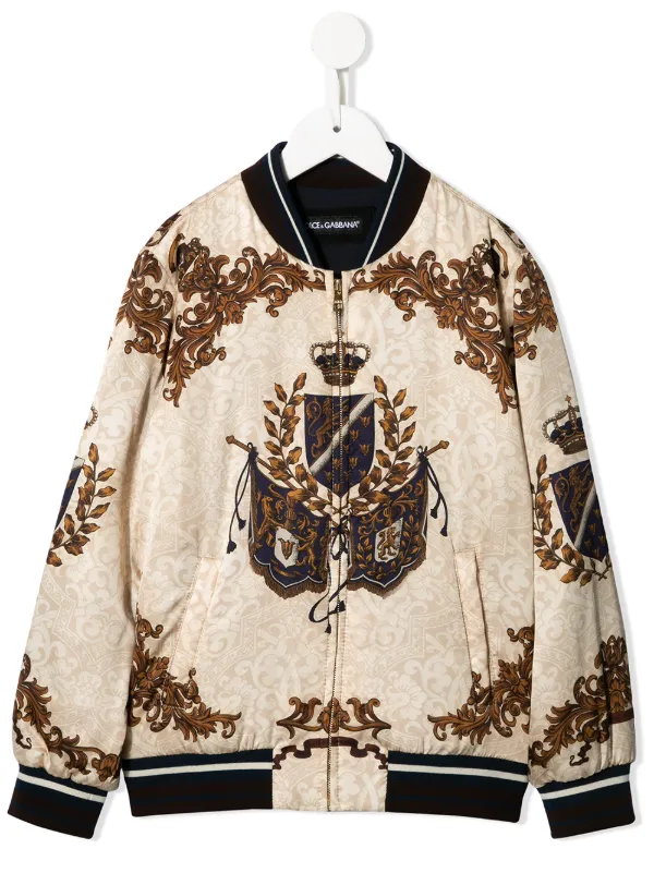 baroque bomber jacket