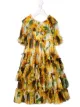 الصورة 1 من Dolce & Gabbana Kids فستان طويل مطبوع بكرانيش