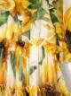 Dolce & Gabbana Kids فستان طويل مطبوع بكرانيش
