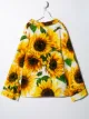 الصورة 2 من Dolce & Gabbana Kids قميص بطبعة زهور دوار الشمس