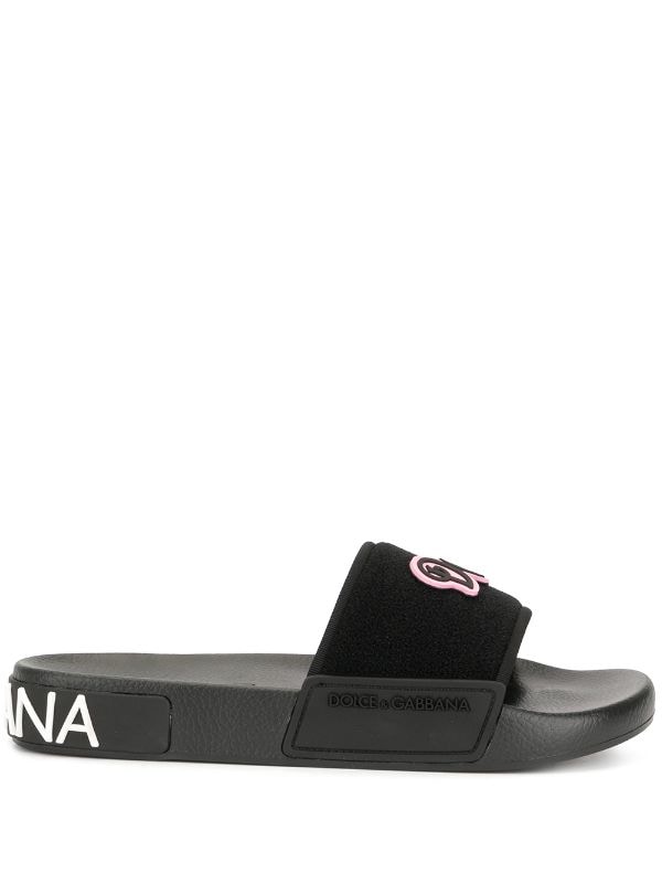 dolce and gabbana slides womens