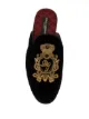 Dolce & Gabbana logo embroidered slippers