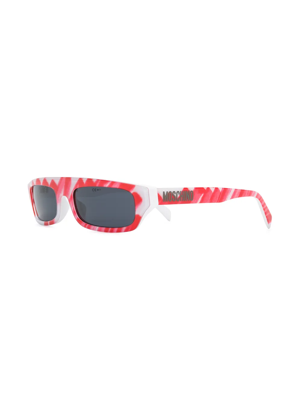  Moschino Eyewear Brushstroke Sunglasses - Red 