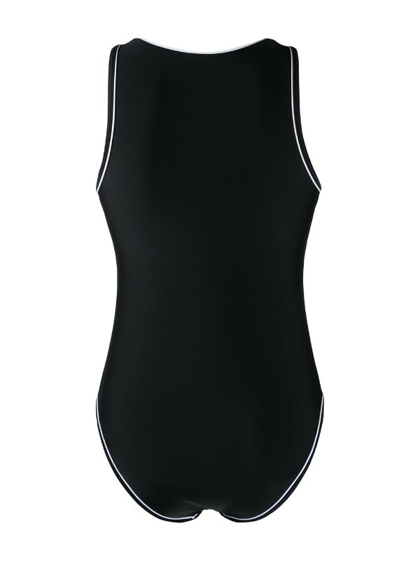 Perfect Moment Black Half Zip One Piece Swimsuit For Women S19w At Farfetch Com