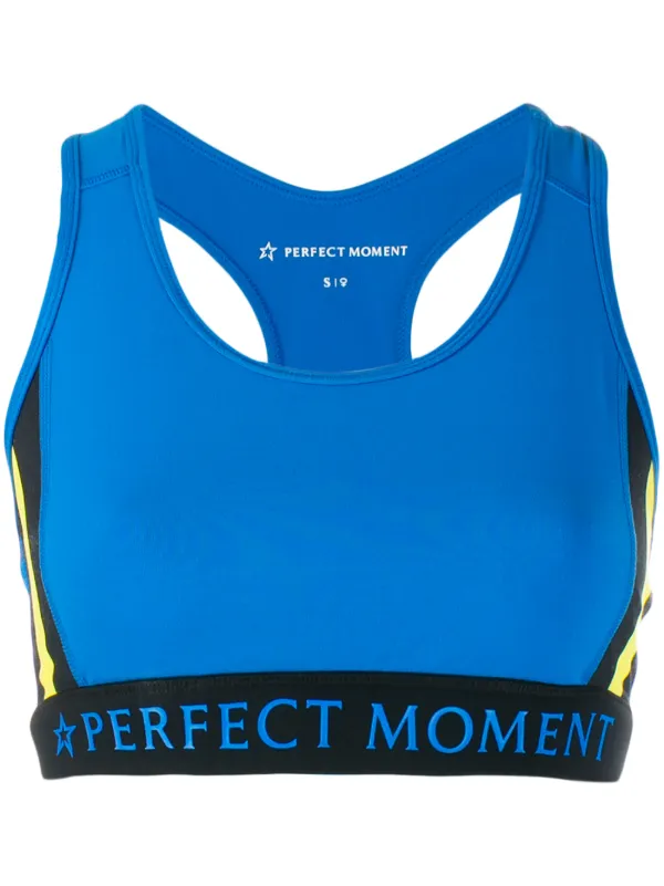striped sports bra