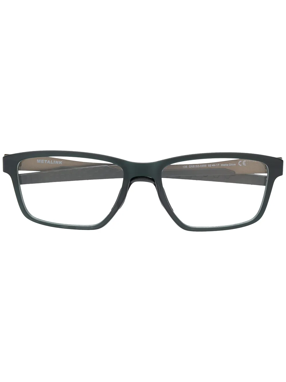Oakley rectangle frame gasses | Green | Image 1